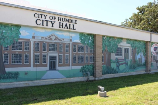 Humble City Council, which has been streaming its in-person meetings via videoconference since March, approved an annexation service agreement between the city and Humble ISD at the May 14 meeting. (Kelly Schafler/Community Impact Newspaper)