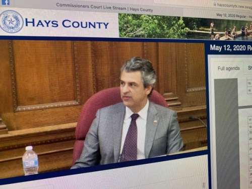 Hays County Judge Ruben Becerra is encouraging testing for residents. (Joe Warner/Community Impact Newspaper)