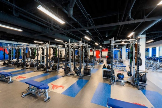 The centers also include fully equipped weight rooms. (Courtesy Richardson ISD)