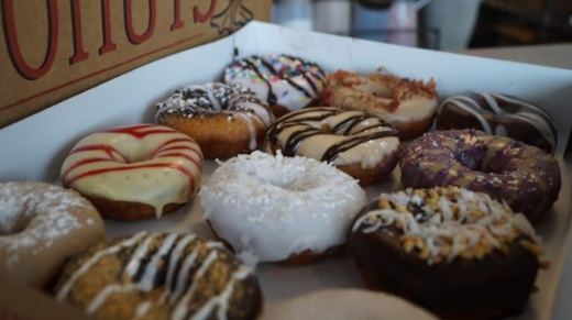 Pflugerville's Duck Donuts will match donations received by area customers through May 20 and will deliver doughnuts at the end of the week to front-line workers or essential businesses.  (Kelsey Thompson/Community Impact Newspaper)