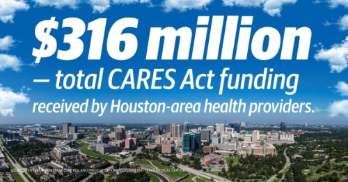 Member institution health systems part of Texas Medical Center have been some of the top local recipients for federal funding from the CARES Act Provider Relief Fund. (Community Impact staff)