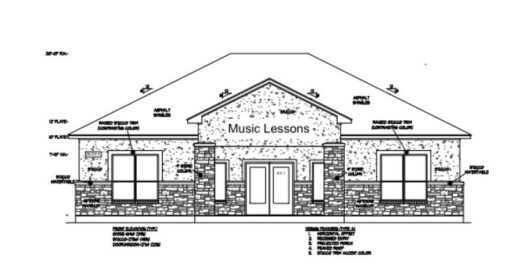 HitMaker Music school to relocate lessons from Cedar Park to Leander in August. (Rendering courtesy HitMaker Music School)