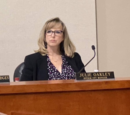 Lakeway City Manager Julie Oakley said during an April 20 city council meeting that she forecasts the city will see a realistic variance from its budget of a deficit of $720,000. (Brian Rash/Community Impact Newspaper) 
