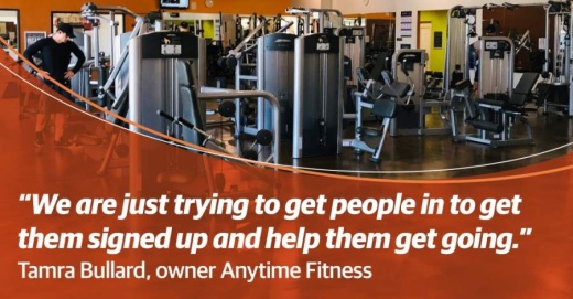Gov. Greg Abbott said gyms, such as Anytime Fitness in Keller, and other exercise facilities are allowed to reopen beginning May 18 if proper social distancing measures are in place. (Katherine Borey/Community Impact Newspaper)