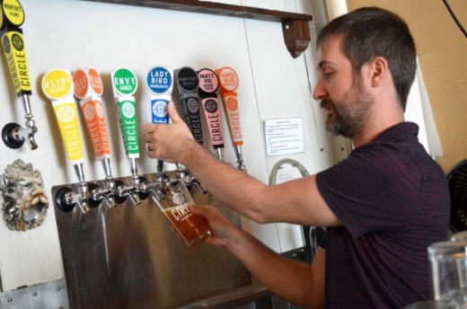 Ben Sabel at Circle Brewing