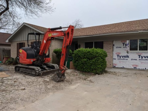 North Austin home under renovation