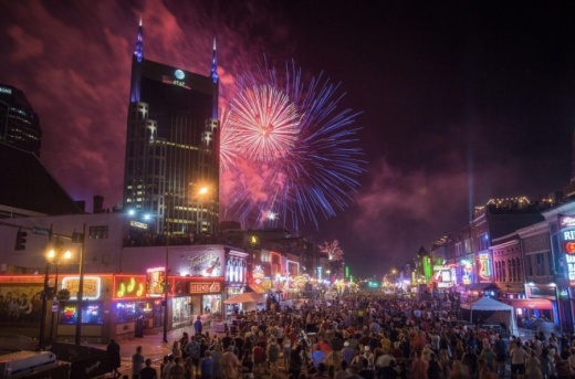 More than 300,00 people attended the event in downtown Nashville in 2019. (Courtesy Nashville Convention and Visitors Corp.)