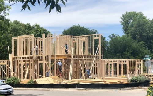 Data from the Austin Board of Realtors showed that new and existing home construction dropped significantly in April. (Jack Flagler/Community Impact Newspaper)
