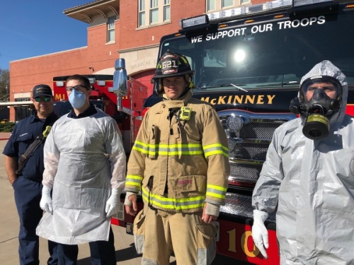 The McKinney Fire Department is planning to test the 200 residents and staff of Belterra Health and Rehab in McKinney on May 22. (Courtesy McKinney Fire Department)