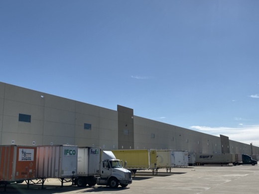 The distribution center will target tenants that need high-volume storage, such as an e-commerce business, according to owner John Bunten. (Anna Herod/Community Impact Newspaper)