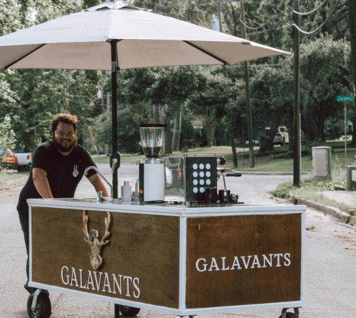 Owners Bradley Bailey and Makenzie Rankin will open Galavant's Coffee in June. (Courtesy Galavant's Coffee)