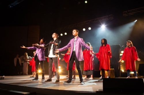 During Stand Performing Arts summer camps, students learn choreography and other aspects of a production in order to perform a show for a full audience. (Courtesy Stand Performing Arts Ministries)