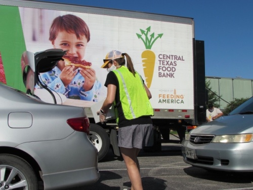 The Central Texas Food Bank will host a food distribution event in Kyle on May 30. (Nicholas Cicale/Community Impact Newspaper)
