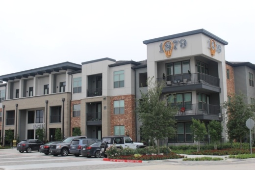 Renters and homeowners in Fort Bend County who are struggling to pay their bills can apply for financial assistance from federal funds received by the county. Pictured above is the 1879 apartment complex at The Grid in Stafford. (Claire Shoop/Community Impact Newspaper)