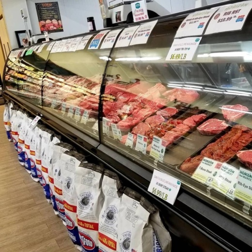 A variety of halal meats are on display at Horizon Specialty Market and Bakery. (Courtesy Horizon Specialty Market and Bakery)