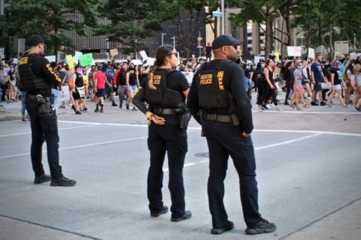 Council Member Letitia Plummer presented budget amendments calling for police reforms June 4 in the wake of widespread public outcry following the death of George Floyd. (Emma Whalen/Community Impact Newspaper)