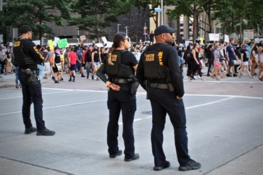 Council Member Letitia Plummer presented budget amendments calling for police reforms June 4 in the wake of widespread public outcry following the death of George Floyd. (Emma Whalen/Community Impact Newspaper)