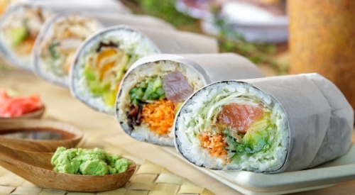 U-Maki is known for burritos, bowls and salads filled or topped with protein, rice, vegetables and sauces. (Courtesy U-Maki Sushi Burrito)