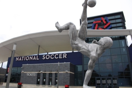 The National Soccer Hall of Fame in Frisco is slated to reopen to the public June 10. (Elizabeth Uclés/Community Impact Newspaper)