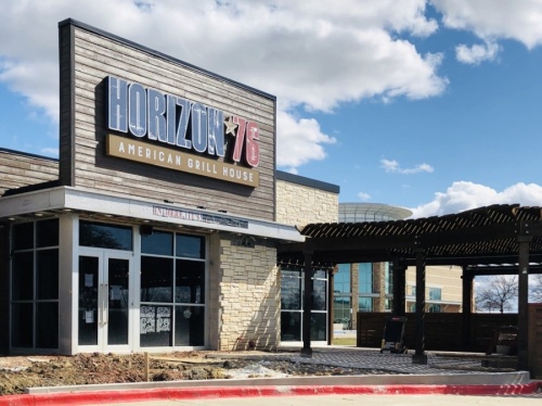 American grill house Horizon 76 is expected to open in late June in Keller. (Ian Pribanic/Community Impact Newspaper)