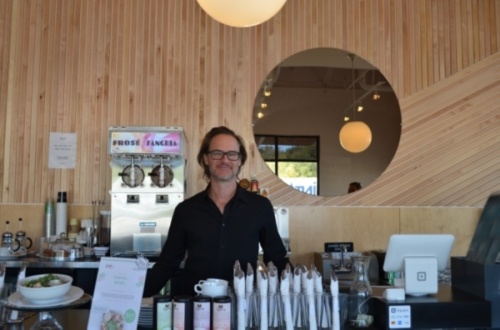 Co-owner Kelly Chappell opened the first Galaxy Cafe 16 years ago alongside his colleagues Chris Courtney and Jay Bunda. (Amy Rae Dadamo/Community Impact Newspaper)