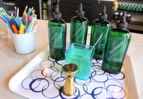 Customers can create their own scents at Foxfire Candle Works, a Spring-based candle boutique and fragrance bar. (Hannah Zedaker/Community Impact Newspaper)