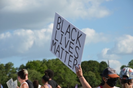 Chaps for Black Lives Matter recently began in the Wesltake area. (Courtesy Chris Backus)