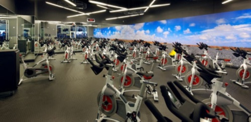 The fitness club will reopen in Stone Hill Town Center. (Photo courtesy 24 Hour Fitness)
