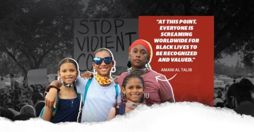 Katy June 2020 protest lead  Amani Al Talib