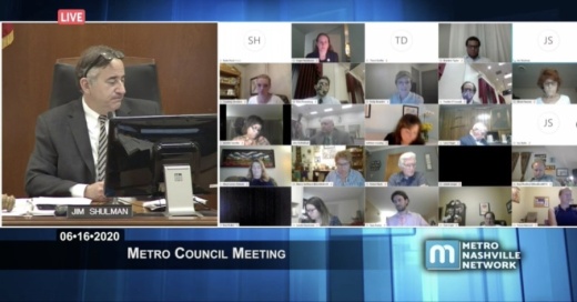 Metro Nashville Council approved the city’s fiscal year 2020-21 operating budget June 16. (Courtesy Metro Nashville Network)