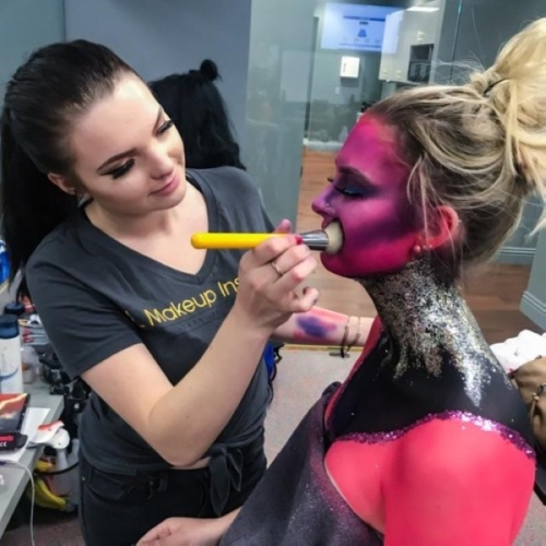 The makeup institute teaches special effects makeup. (Courtesy L Makeup Institute)