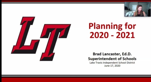 The Lake Travis ISD board of trustees reviewed the results of a survey focused on the 2020-21 school year during a June 17 virtual board meeting. (Courtesy Lake Travis ISD)