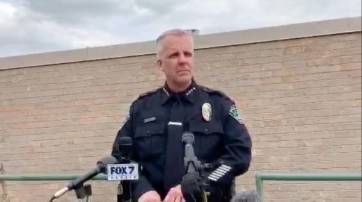 Austin Police Chief Brian Manley (Courtesy Austin Police Department Periscope)
