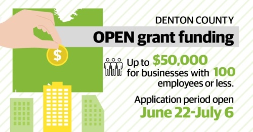 The Denton County Commissioners Court launched the second phase of the Operational Plan for Economic Normalization, or OPEN, Grant with a closing application date of noon July 6. (Tobi Carter/Community Impact Newspaper)