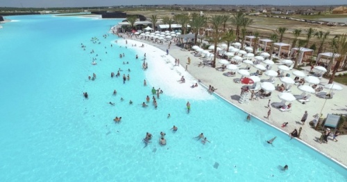 Crystal Lagoon opened for resident use in early June. (Courtesy of Lago Mar)
