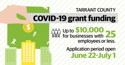 Beginning June 22, Tarrant County small businesses are able to apply for up to $10,000 in federal grants in light of the COVID-19 pandemic.