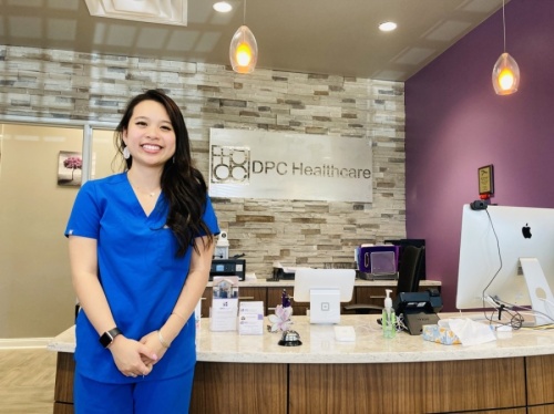 According to administrator Lan Pham, patients at DPC Healthcare have options for remote or in-office care. (Ian Pribanic/Community Impact Newspaper)