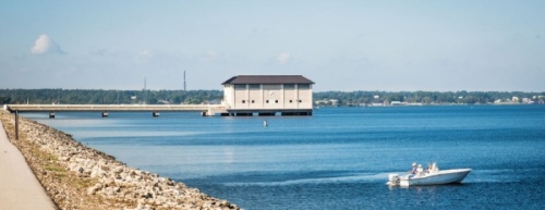 The Lake Conroe Association has issued a complaint over the seasonal lowering of Lake Conroe. (Community Impact Newspaper staff)