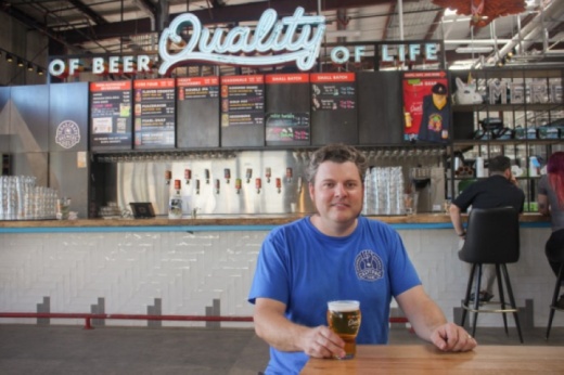 Adam DeBower, co-founder and director of Operations at Austin Beerworks