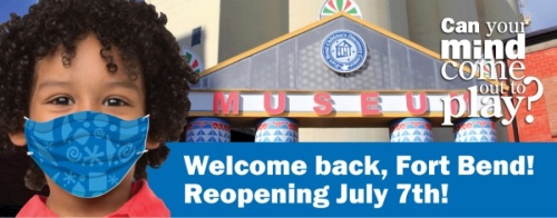 The Fort Bend Children's Discovery Center has implemented a number of measures, including mandatory mask use, ahead of its July 7 reopening. (Courtesy Fort Bend Children's Discovery Center)
