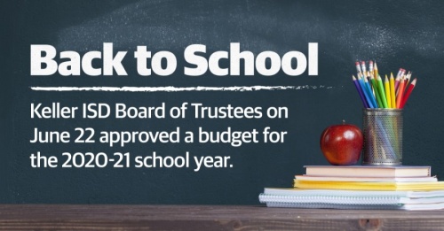 On June 22, the Keller ISD board of trustees adopted a budget of $333,476,819 for the 2020-21 school year, which represents a decrease of 1.18% from the previous year. (Katherine Borey/Community Impact Newspaper)