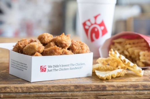 The fast-food chain serves chicken sandwiches, chicken nuggets, waffle fries and breakfast items.(Courtesy Chick-fil-A)