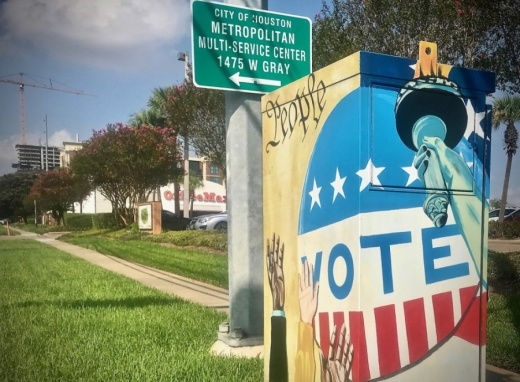 Early voting is underway in Harris County. (Emma Whalen/Community Impact Newspaper)