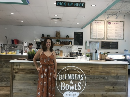 Kara Jordan is the co-owner of Blenders & Bowls, which has locations throughout Austin. (Photos by Amy Rae Dadamo/Community Impact Newspaper)