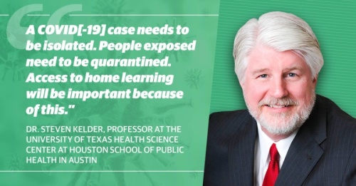 Dr. Steven Kelder is a professor in the Department of Epidemiology, Human Genetics, and Environmental Sciences at The University of Texas Health Science Center at Houston (UTHealth) School of Public Health in Austin with a career spanning more than 25 years. (Graphic by Chance Flowers/Community Impact Newspaper)