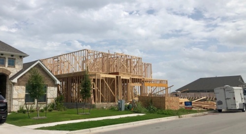 Hundreds of new homes are being built in San Marcos, Kyle and Buda. (Evelin Garcia/ Community Impact Newspaper)