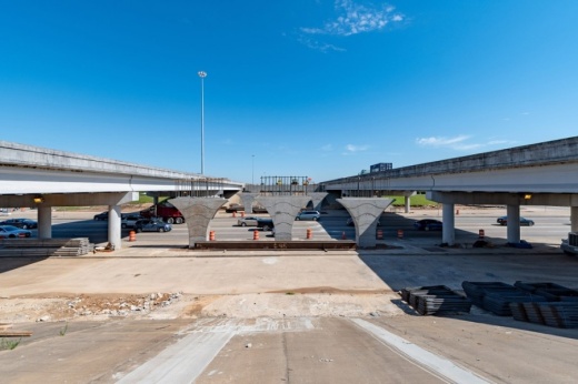 A toll lane expansion project along Hwy. 288 in Harris County was cited as an example of how public-private partnerships can be used to address mobility problems. (Courtesy Brazoria County)