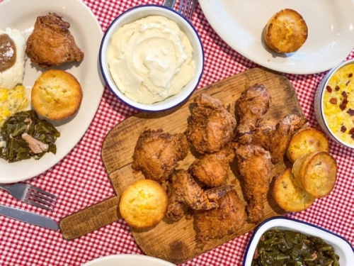 Goode Co.'s Goode Bird offers fried chicken and all the fixings for takeout at 5015 Kirby Drive, Houston. (Courtesy Goode Co.)