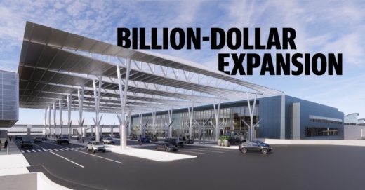 Contractors are moving forward this summer on a billion-dollar expansion program at George Bush Intercontinental Airport. (Rendering courtesy Houston Airport System) (Designed by Ethan Pham)