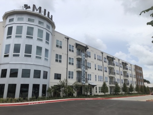 The Mill Apartment Complex opened in June. (Andrew Christman/Community Impact Newspaper)